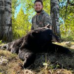 Jaylon Roes of Brunner took his first black bear in WMU 42 using a bow and a Sevr broadhead.