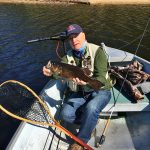 Roger Dodd of Casselman, along with other members of the Ottawa Fly Fishing Society, had a great time on Aubrey Lake in Algoma while practising catch-and-release.