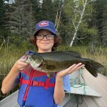 Stephen Foley of Cochrane notes that Nicholas recently discovered the joy of catching smallmouth bass on the eve of his 12th birthday.