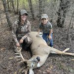 Jamie and Liam Flower of Consecon with their October 2024 buck.