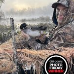 Photo Friday winner Glen Pearce of Port Hope submitted this photo of Matt Miller with his first wood duck, taken on a foggy Otonabee River.