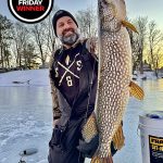 Photo Friday winner Daniel Notarianni of Etobicoke was surprised by the size of this pike he caught while jigging a drop-off in a pothole lake in Muskoka for crappie.