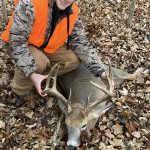 Noah Mcneill of Brockville harvested his third deer, which was a 227-pound (field dressed) nine-pointer, in WMU 67.