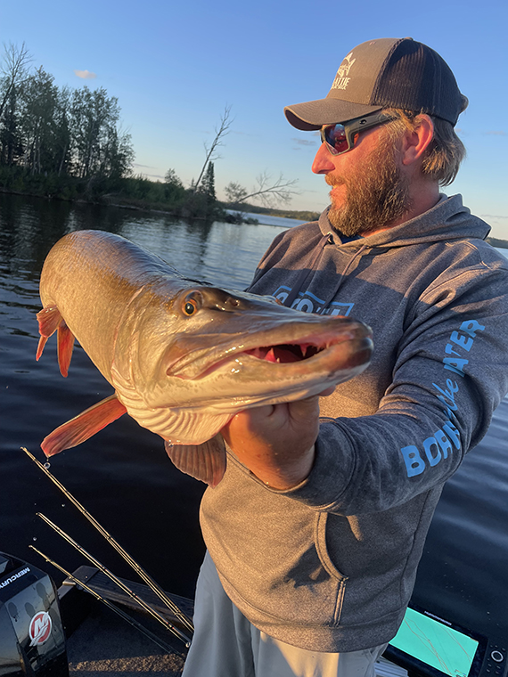 rubber muskie baits