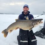 Alex Meletis of Deseronto notes that this laker did not miss many meals.
