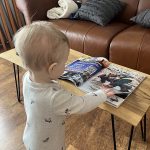 Ten-month-old Nathan and Andrew Jones of Kemptville (not pictured) enjoy another issue of their favourite magazine.