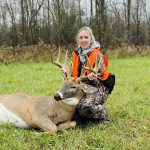 Brandy Bannerman of Elmwood harvested this 11-point-buck with a split brow tine during the 2024 rifle season using the savvy her dad, Dan Bannerman, helped foster. “Harvesting a deer is always a privilege, but the memories and time spent with him is what I love the most about hunting.”