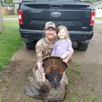 Carrie Bishop Spence of Ridgetown submitted Corey Phillips sharing a moment with his daughter, Nia, after his 2024 spring turkey harvest in Chatham-Kent.