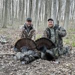 Scott Boehm of Kitchener took a tom alongside his brother, Tim Boehm, at first light on opening morning near Zorra.