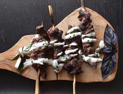 Grouse souvlaki