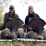 Jen McNamara of Napanee and Kirk Cowan harvested these toms within 20 minutes of each other after a discouraging morning of scouting.